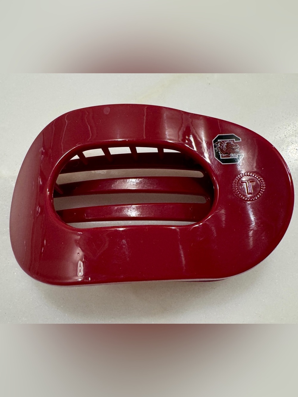 TELETIES South Carolina Gamecocks Garnet Hair Clip